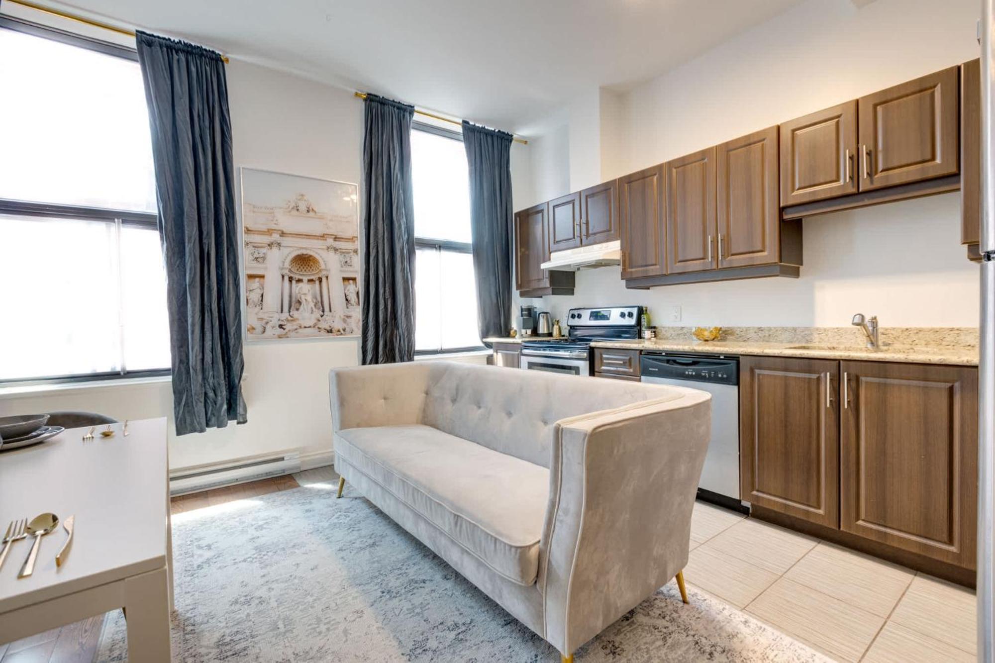 Апартаменты M11 - Stylish & Cozy 2Bdr In Plateau Монреаль Экстерьер фото